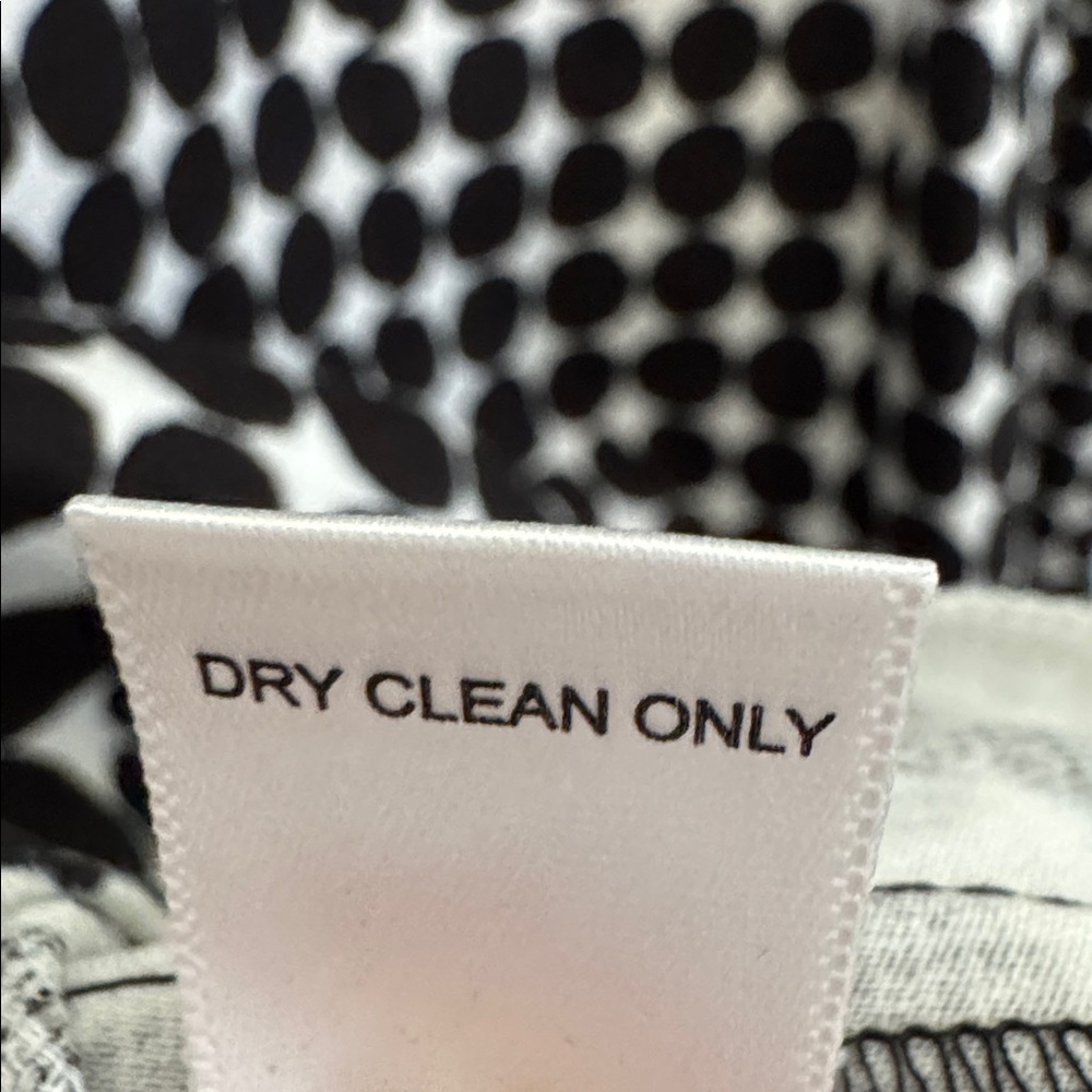 Banana Republic Marimekko Black and White Patterned Mini Dress Size: 10 NWOT - Picture 6 of 6